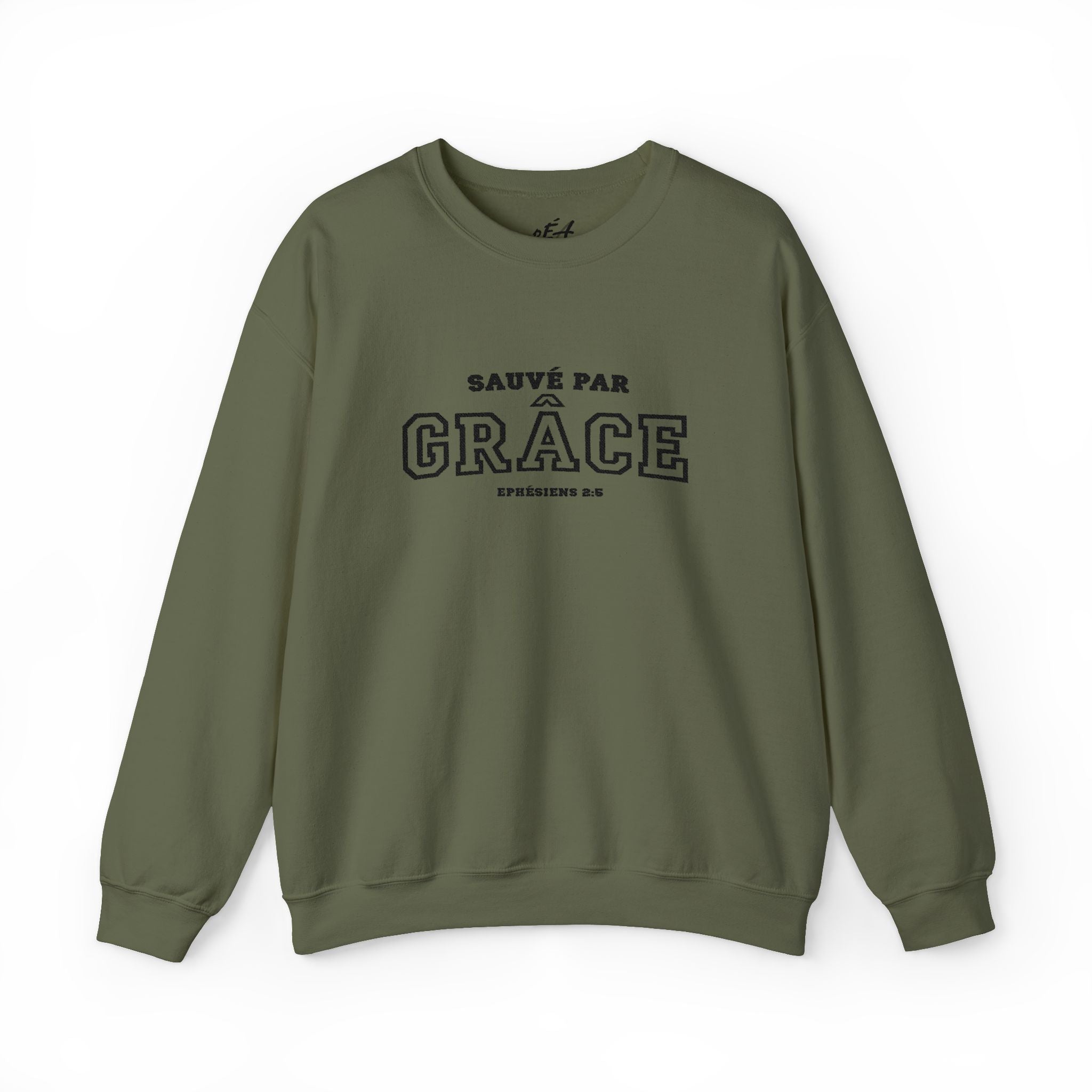 Sweatshirt Unisex Crewneck Brodé | Sauvé par Grace