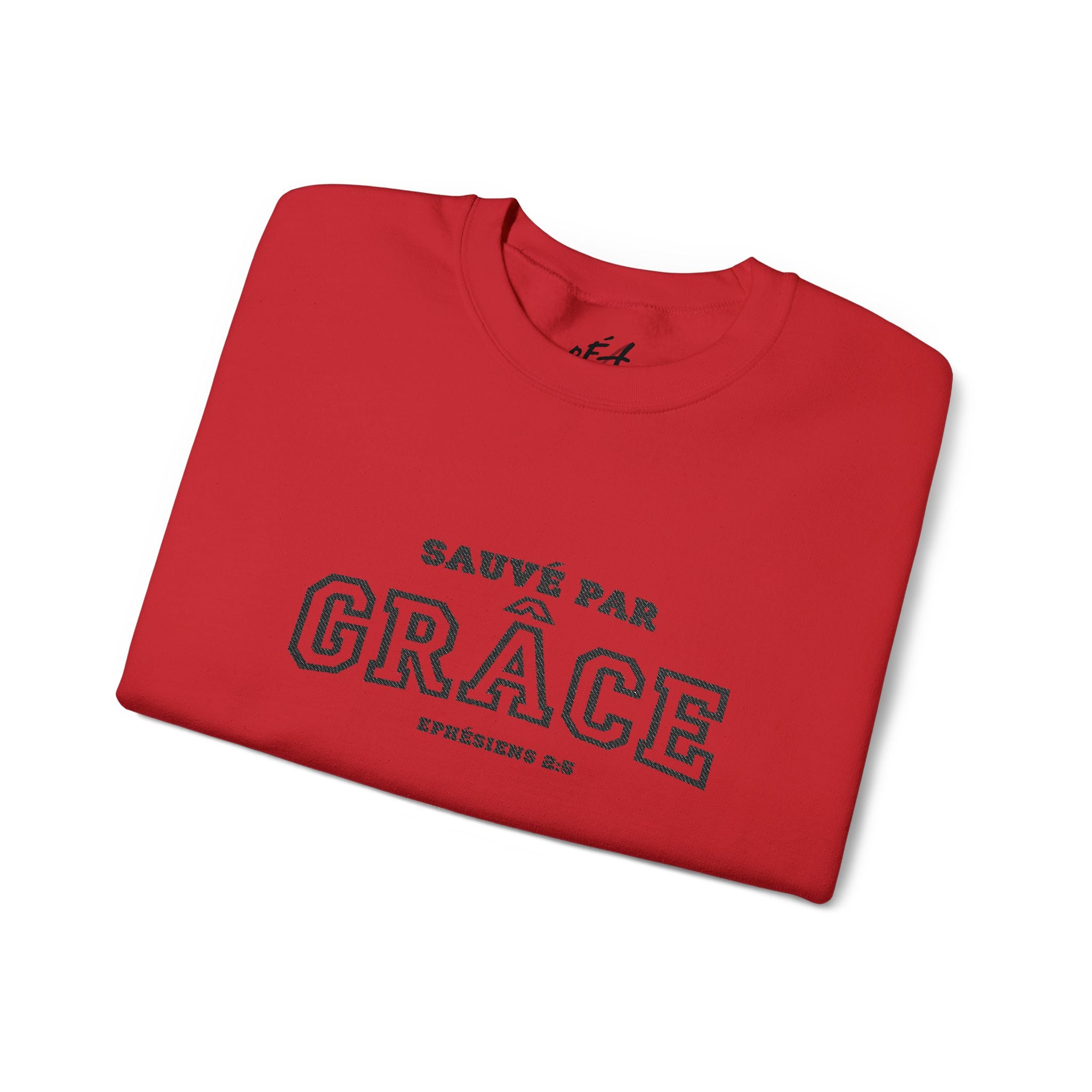 Sweatshirt Unisex Crewneck Brodé | Sauvé par Grace