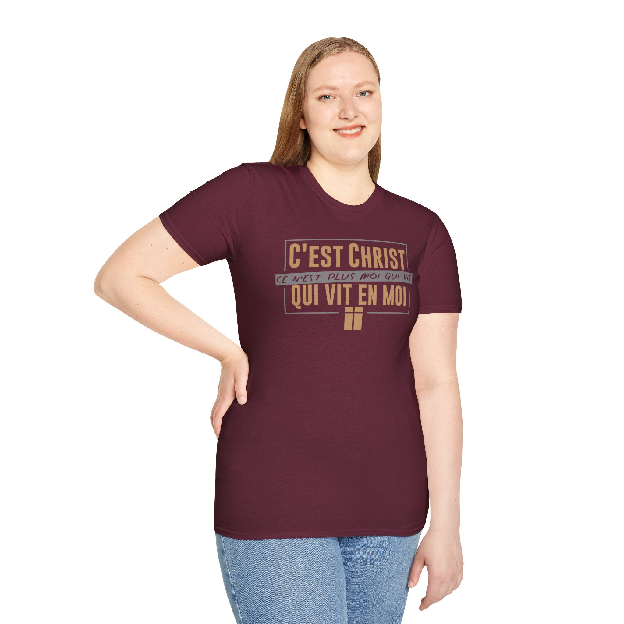 T-shirt Unisex | C'est Christ qui vit en moi