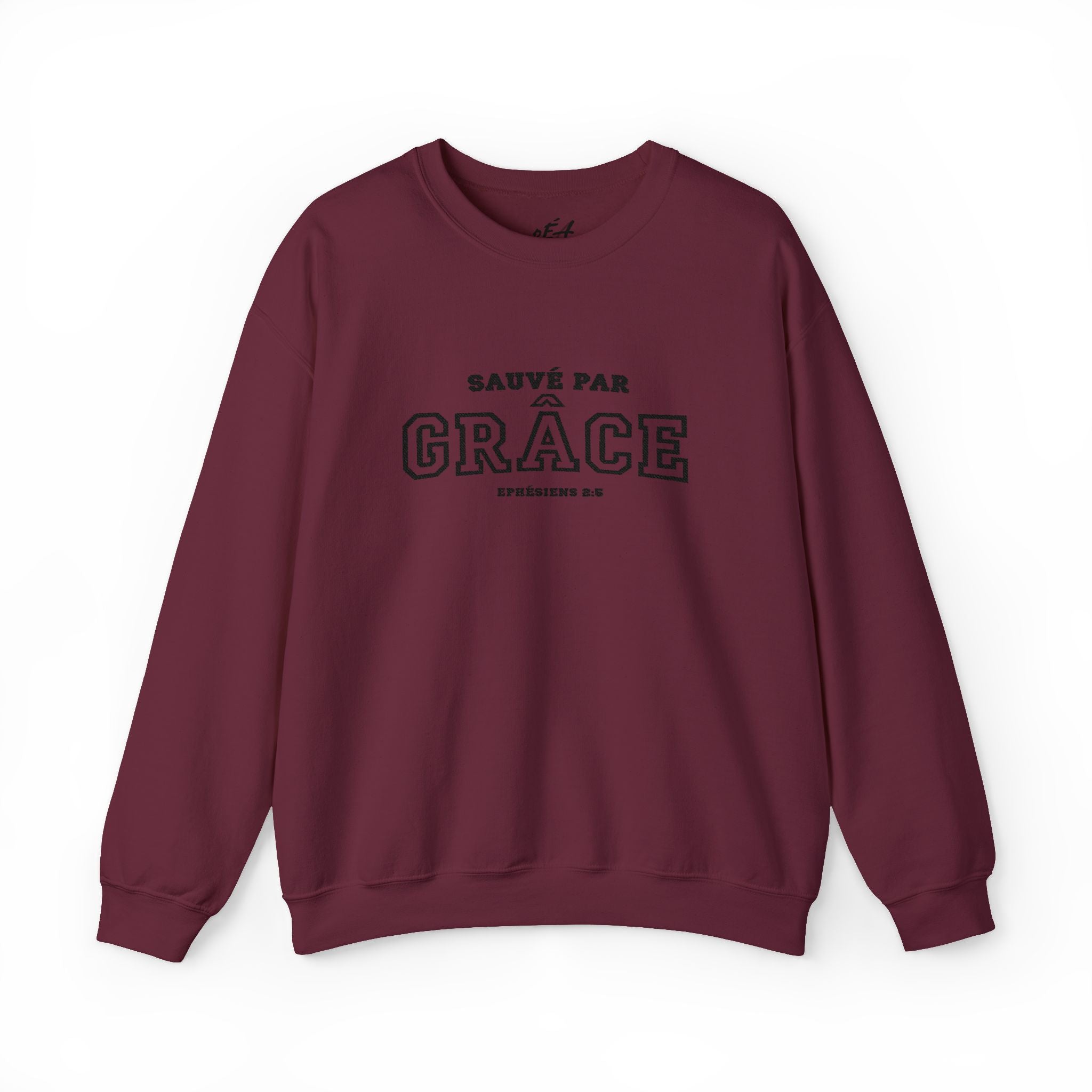 Sweatshirt Unisex Crewneck Brodé | Sauvé par Grace