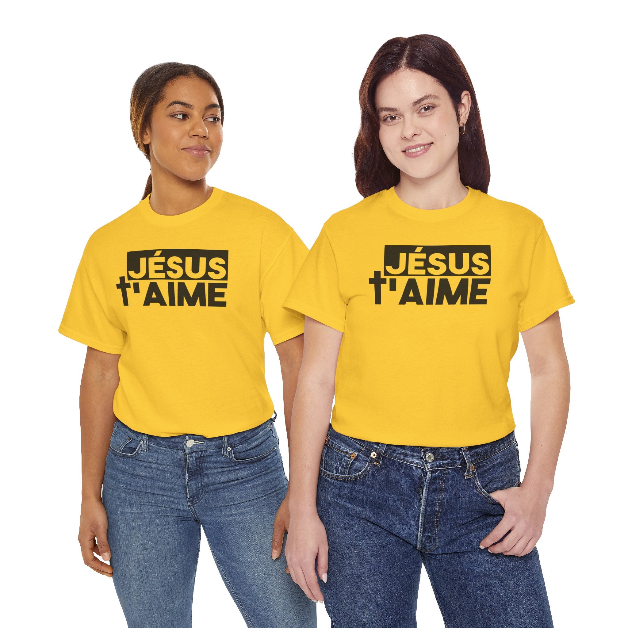 T-shirt Cotton  Unisex | Jésus t'aime