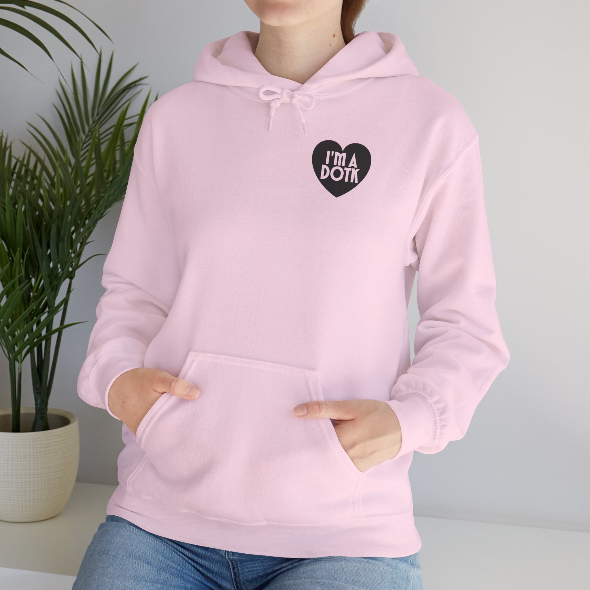 Hooded Sweatshirt - I'M DOTK ( Je suis la fille du Roi - I'M Daughter of the King)