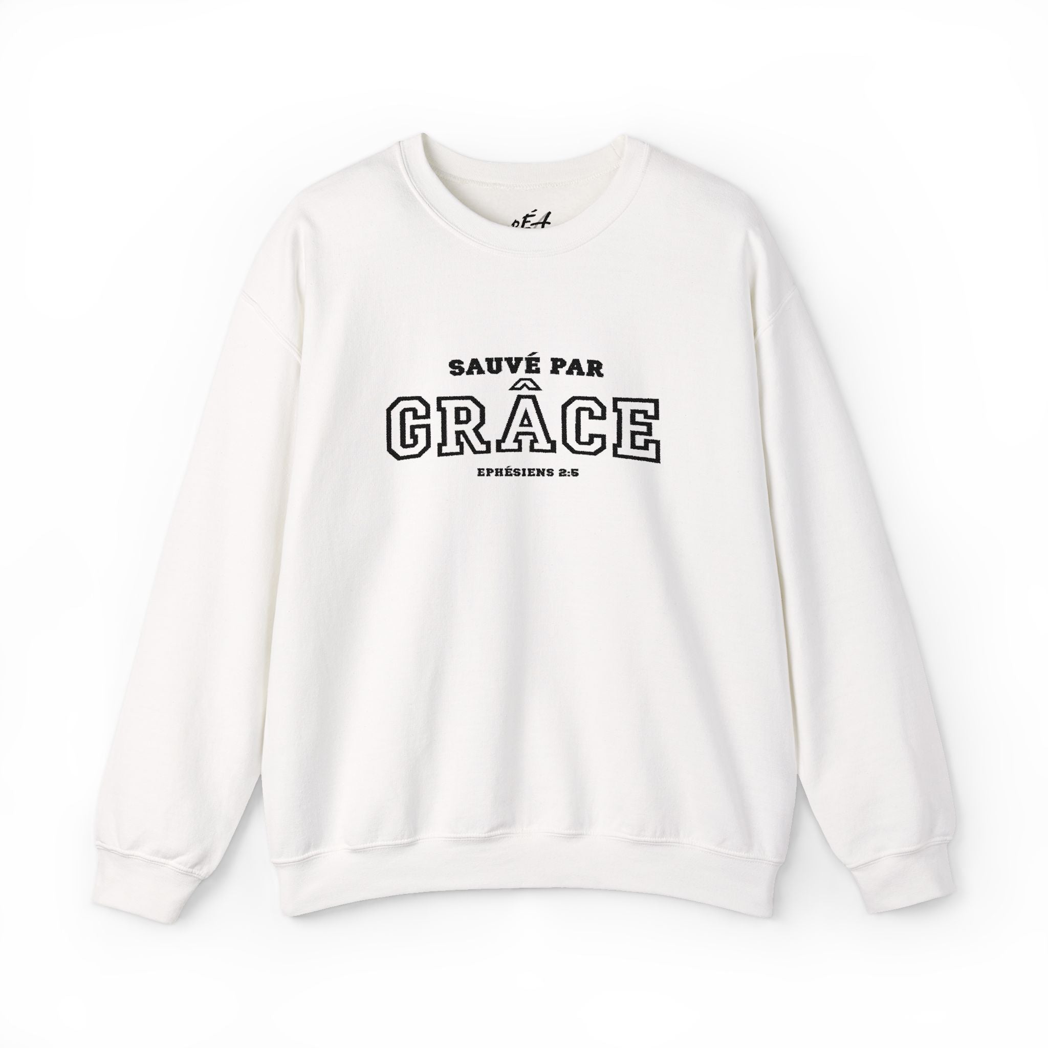 Sweatshirt Unisex Crewneck Brodé | Sauvé par Grace