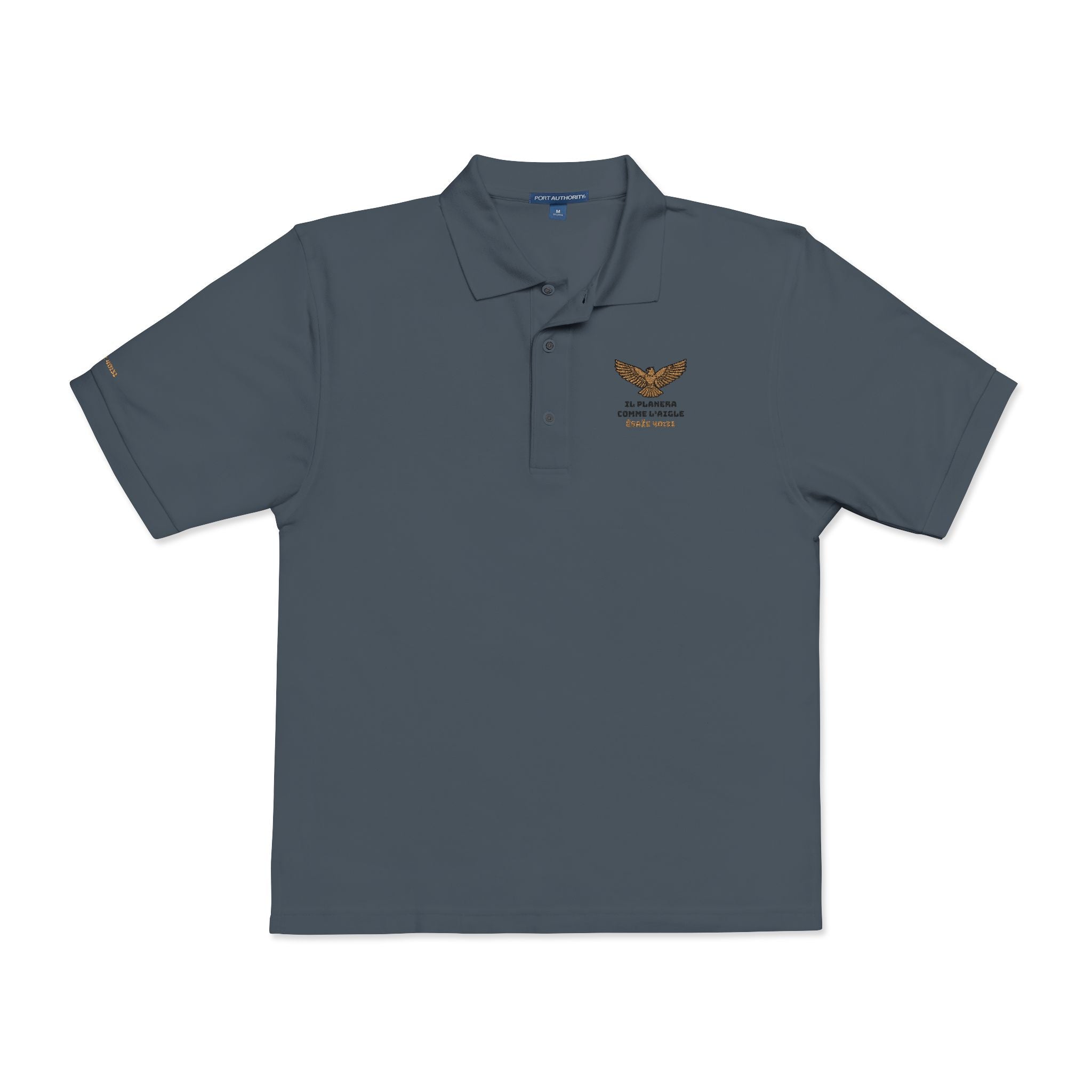 Polo Shirt Dessins brodés Unisex | Il planera comme un aigle