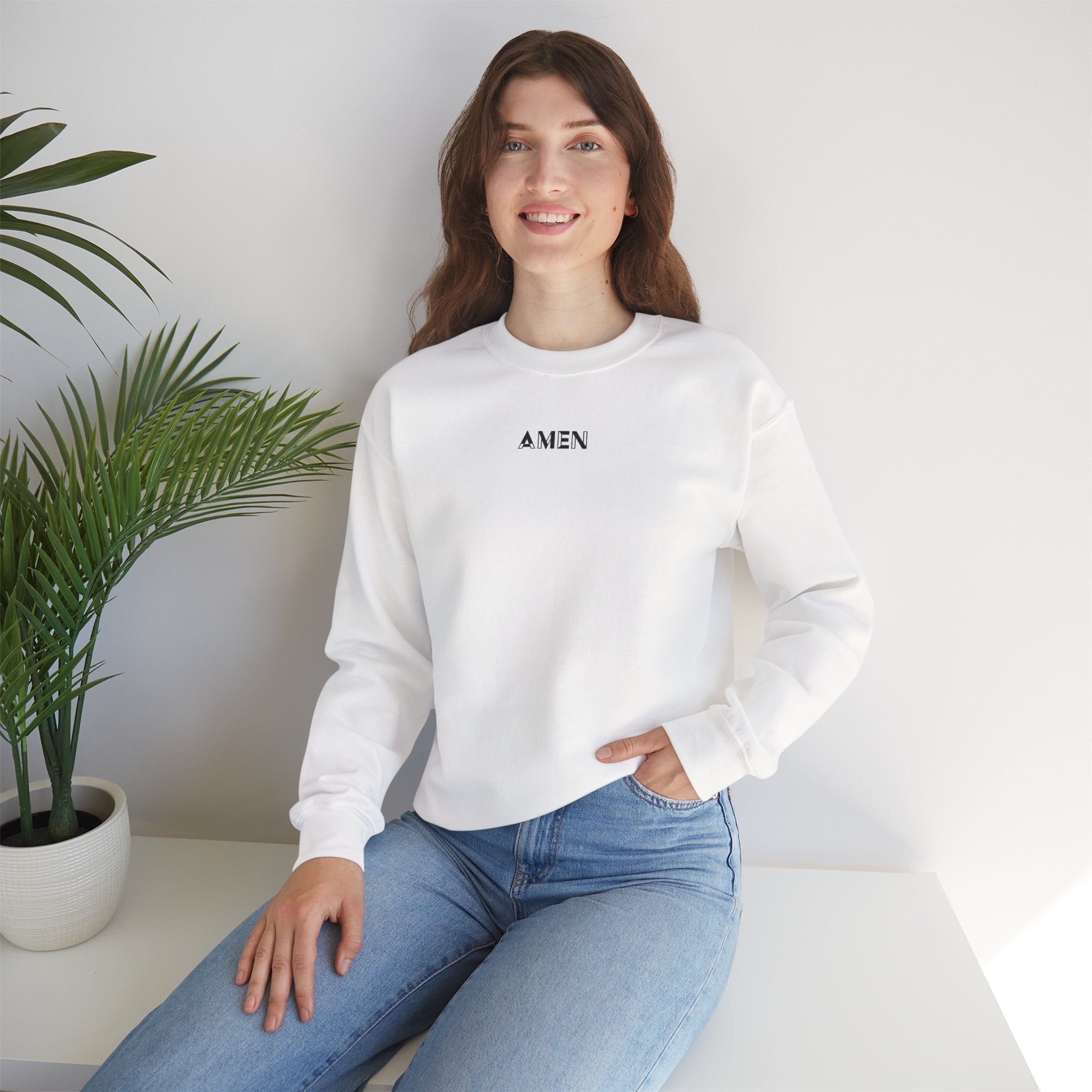 Sweatshirt  Crewneck Brodé | Amen
