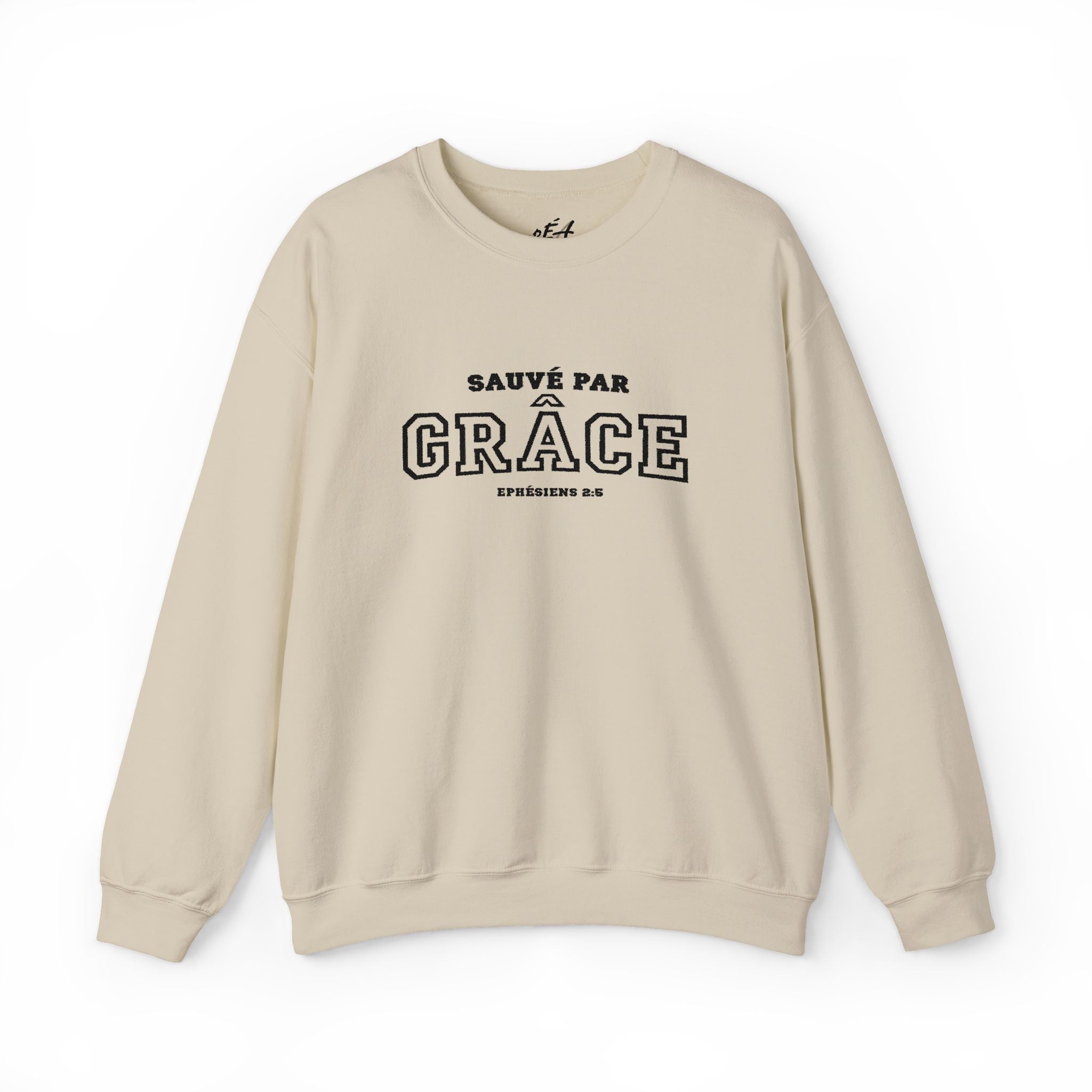 Sweatshirt Unisex Crewneck Brodé | Sauvé par Grace