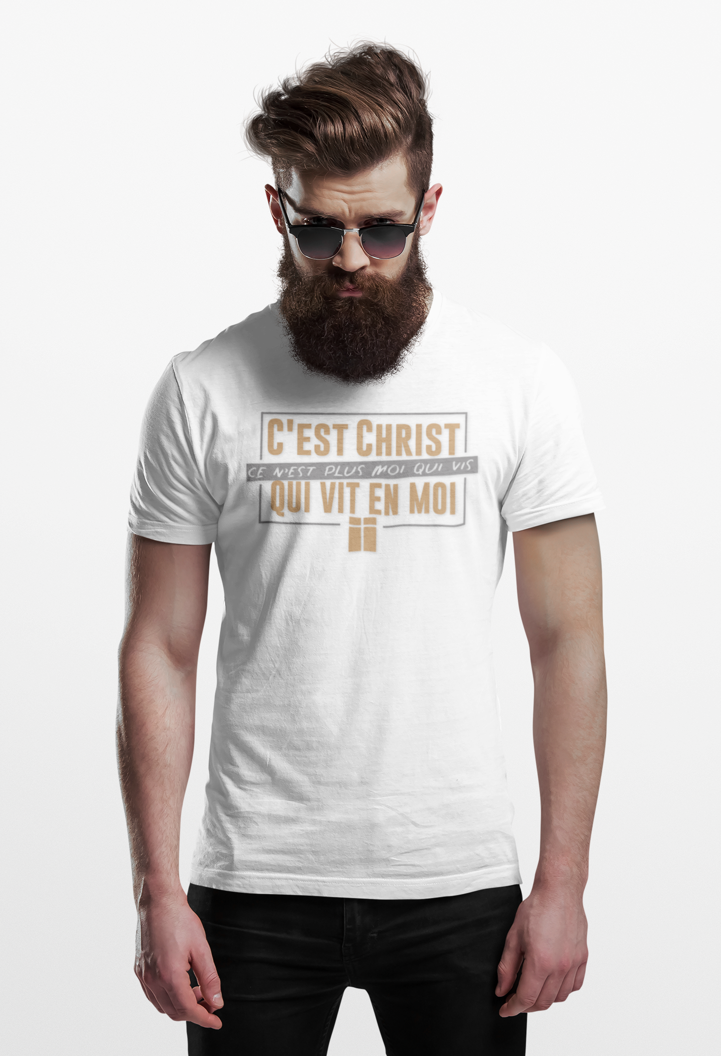 T-shirt Unisex | C'est Christ qui vit en moi