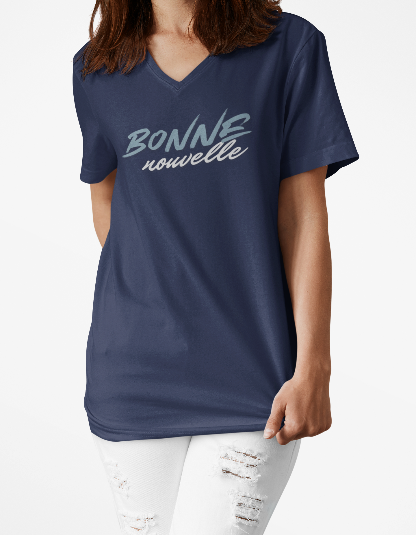 V-Neck Tee  Unisex | Bonne Nouvelle