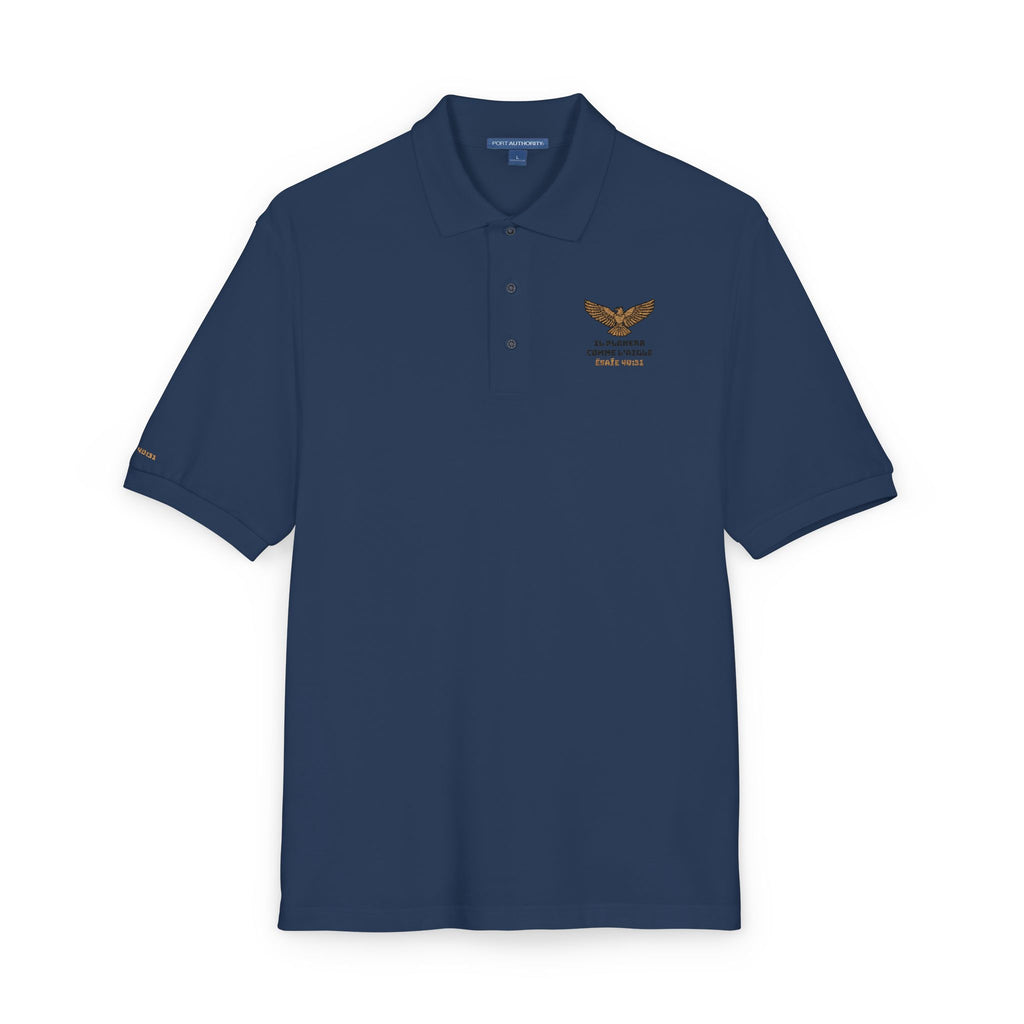 Polo Shirt Dessins brodés Unisex | Il planera comme un aigle