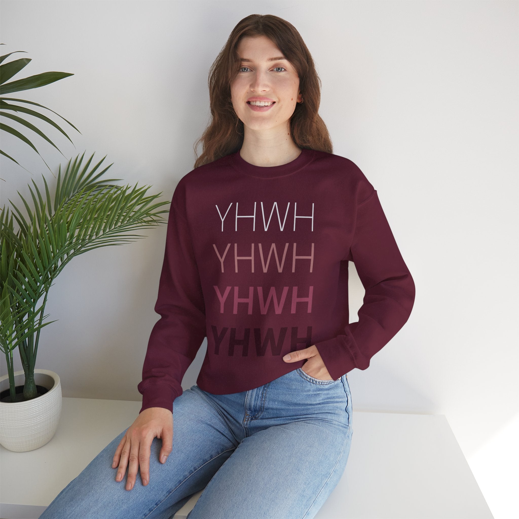Crewneck Sweatshirt Unisex | YHWH