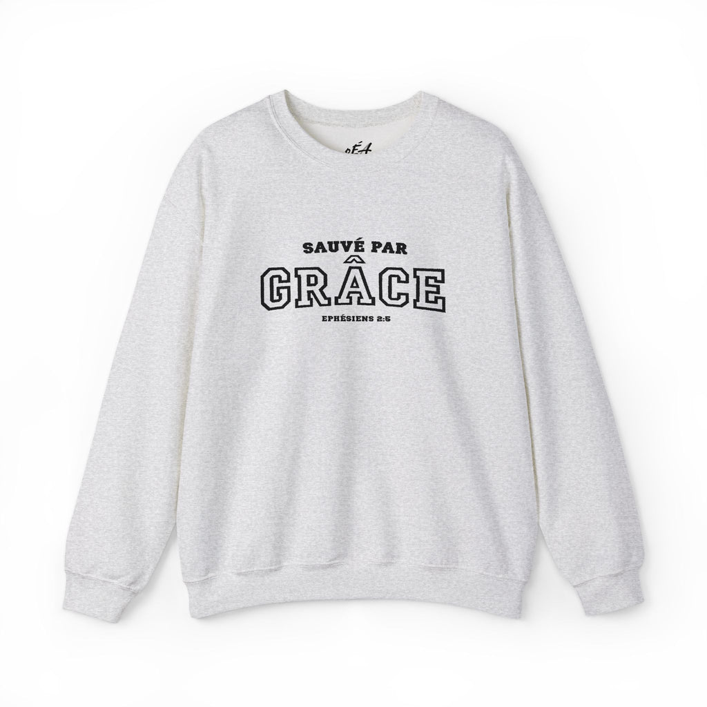 Sweatshirt Unisex Crewneck Brodé | Sauvé par Grace