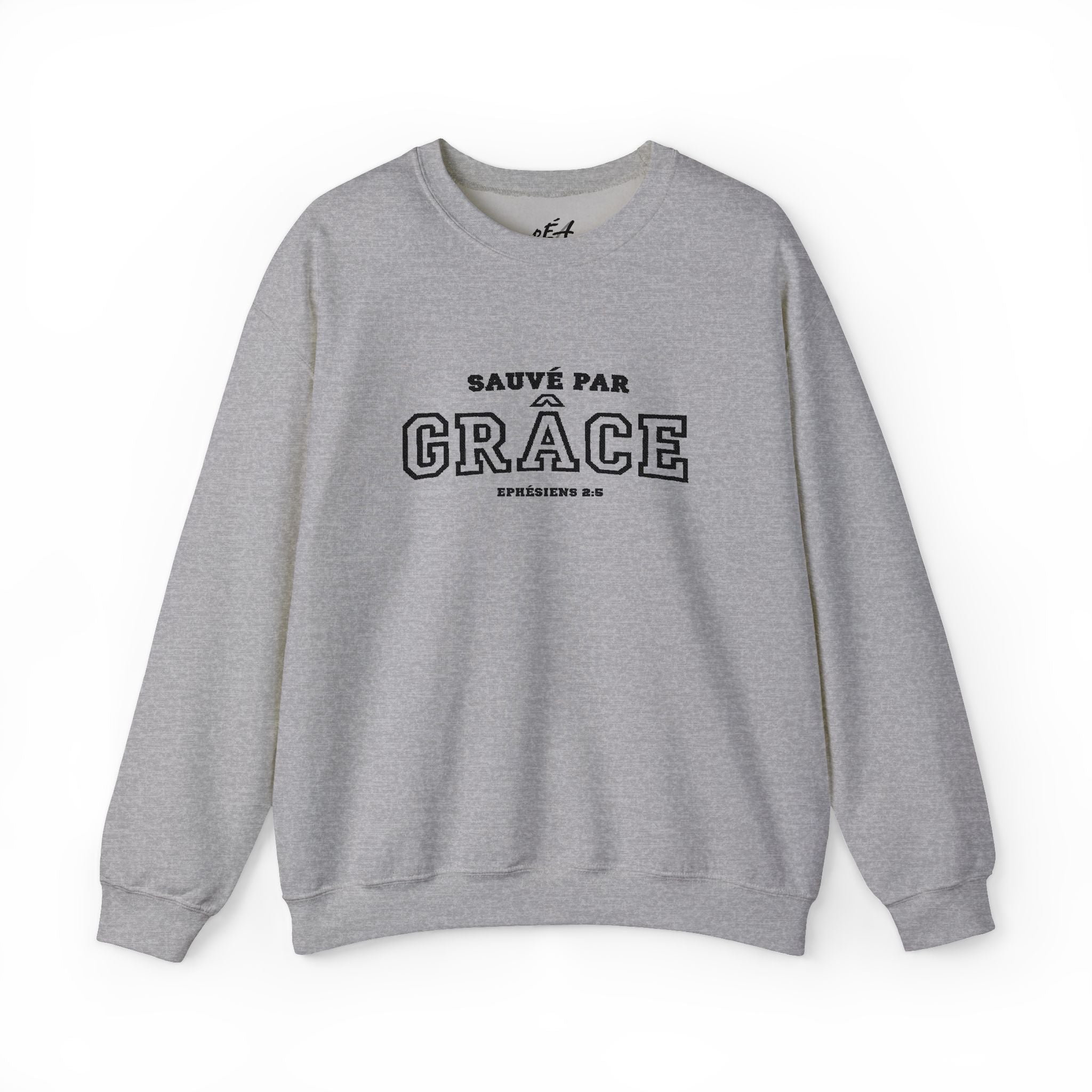 Sweatshirt Unisex Crewneck Brodé | Sauvé par Grace