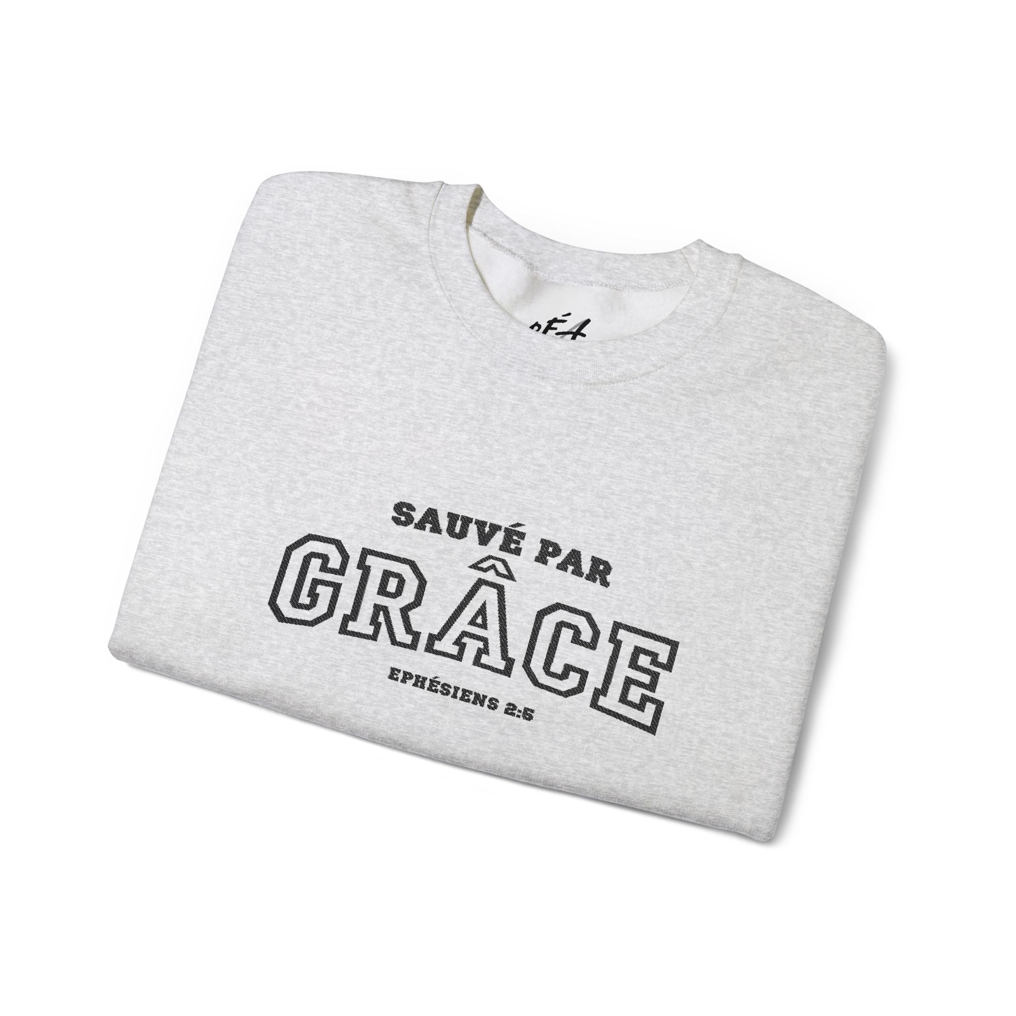 Sweatshirt Unisex Crewneck Brodé | Sauvé par Grace