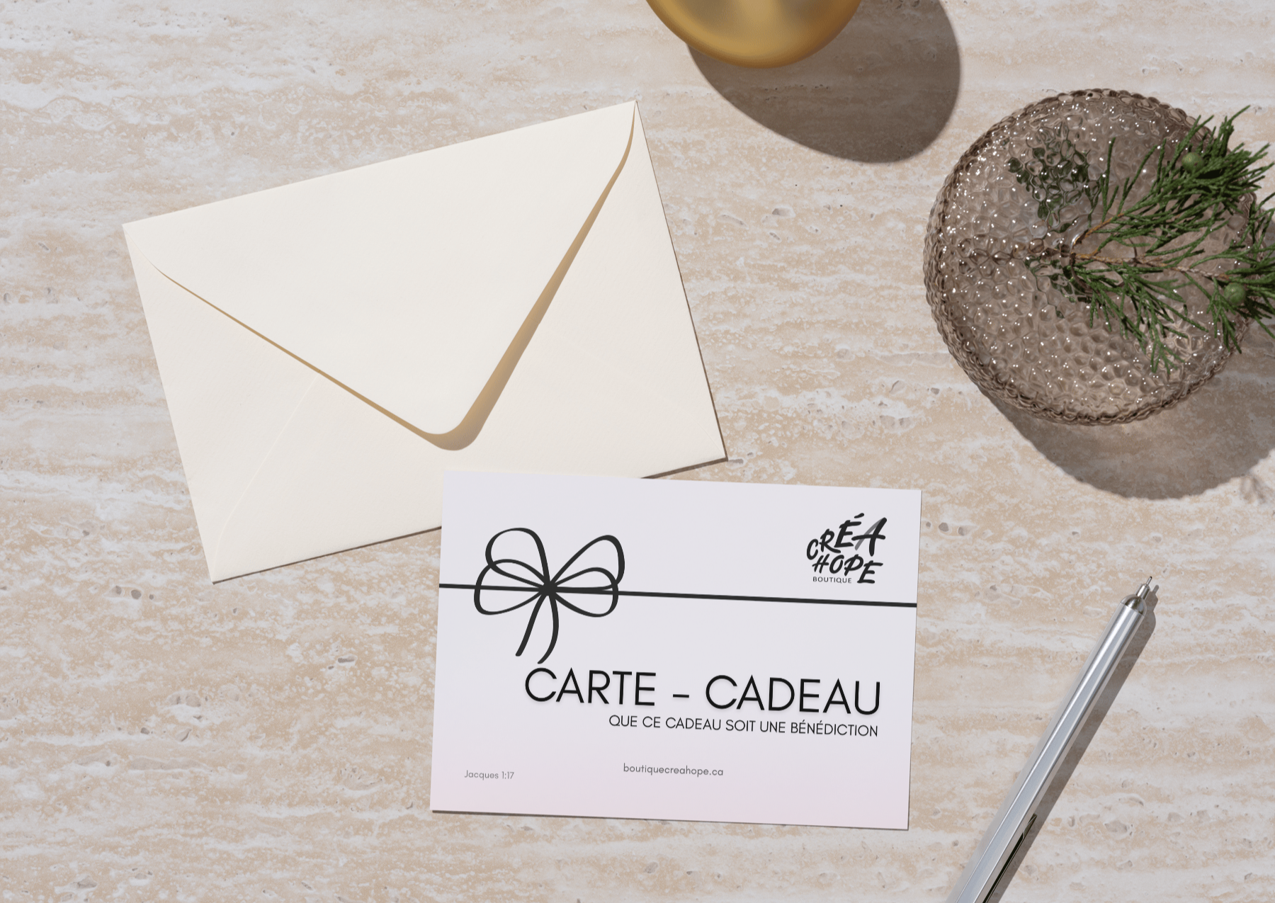 Carte-cadeau virtuelle 10$ | Boutique CréaHope